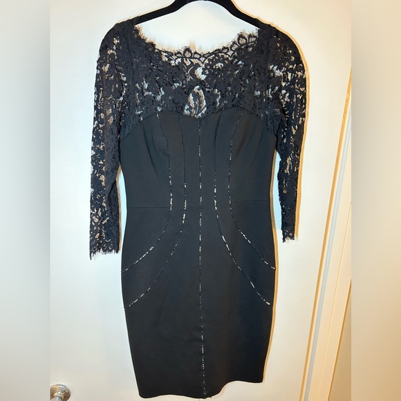 Cocktail dress with lace. - Picture 2 of 6